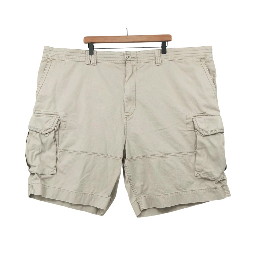 Polo Ralph Lauren Shorts Mens 52B Big 9" Beige Cargo Cotton Classic Chino Hiking